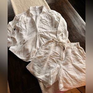 Aerie muslin two piece set